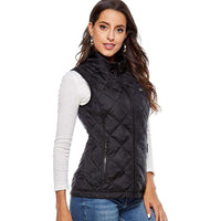 Gilet chauffant en coton pour femme Vêtement-chauffant.com Noir XXL 