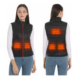 Gilet chauffant pour femme double contrôle Vêtement-chauffant.com 