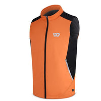 Gilet chauffant unisexe noir et orange Vêtement-chauffant.com 