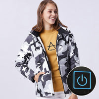 Veste chauffante camouflage pour femme veste chauffante Vêtement-chauffant.com 