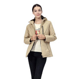 Veste chauffante électrique femme beige veste chauffante vêtement-chauffant 