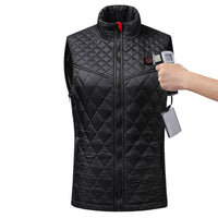 Veste chauffante noire pour femme 9 zones Vêtement-chauffant.com Noir S 