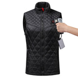 Veste chauffante noire pour femme 9 zones Vêtement-chauffant.com Noir S 