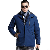 Veste chauffante pour le travail bleu veste chauffante Vêtement-chauffant.com 