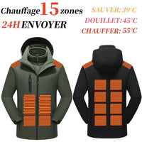 Veste de travail chauffante homme veste chauffante Vêtement-chauffant.com 